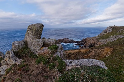 Rocky coast at Pointe de Brezellec