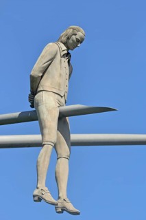 Sculpture Friedrich Hoelderlin by Peter Lenk 2003 Friedrich Hoelderlin