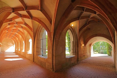 Cloister of the former Benedictine abbey