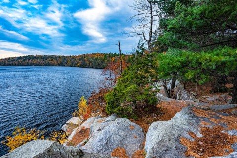 Autumn on Lake Minnewaska State Park