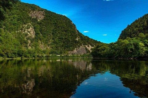 View on the Delaware Water Gap and Delaware River