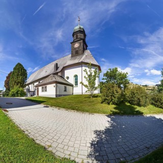 Church of St. John in Bernau im Black Forest district of Riggenbach