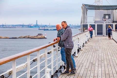 View of Gothenburg from the Lido Deck of the cruise ship Vasco da Gama