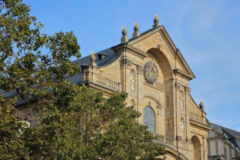 Gable of the Baroque St. Martin Church