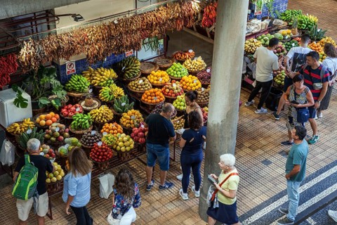Exotic fruit stall