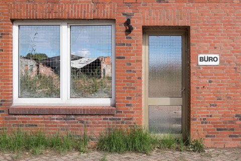 Demolished house