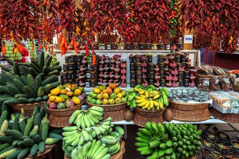 Exotic fruit stall