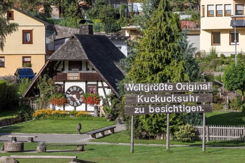 World's largest original cuckoo clock in the Black Forest
