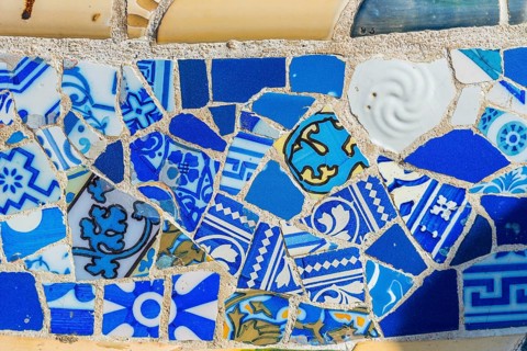Art made of tiles