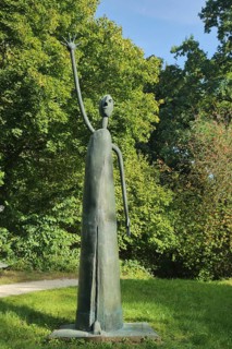 Sculpture The Herald by Heinrich Kirchner 1981