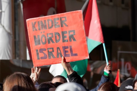 Sign Child Murderer Israel