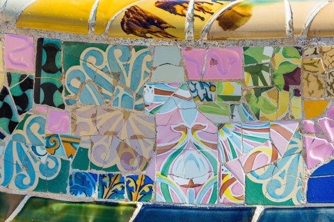 Art made of tiles