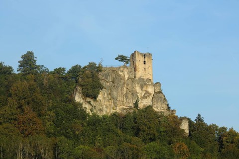 Neideck castle ruin built 12th century