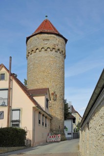 Historic thieves' tower and reel tower built 15th century