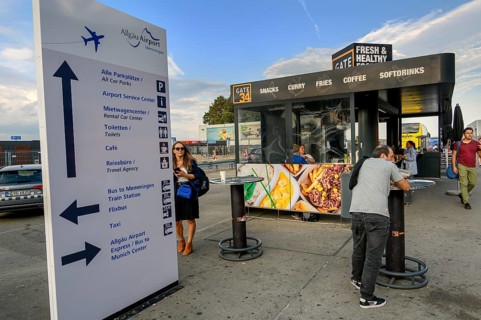 Kiosk at Memmingen Airport