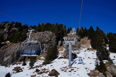 Chairlift ski