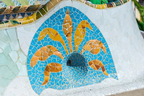 Art made of tiles