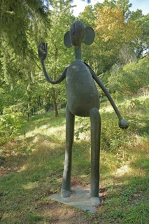 Sculpture Guardian in the Garden of Eden by Heinrich Kirchner 1978