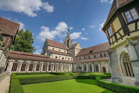 Cloister and monastery church