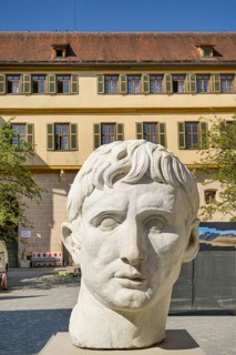 Monumental portrait of Emperor Augustus