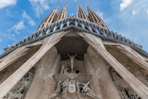 Facade of the Sagrada Familia