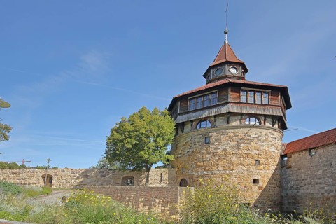 Inner courtyard with Thick Tower