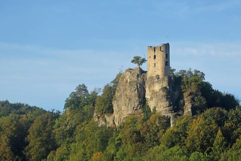 Neideck castle ruin built 12th century