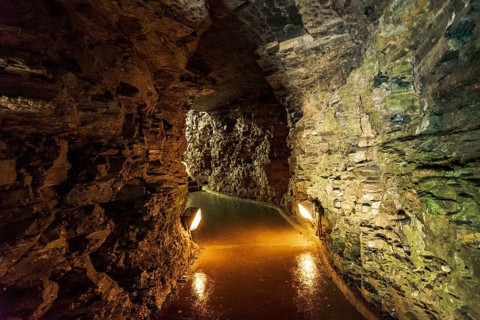 Watkins Glen State Park: Gorge Trail entrance and tunnel
