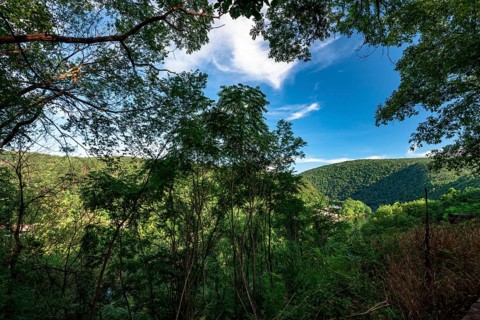 View on the Delaware Water Gap and Delaware River