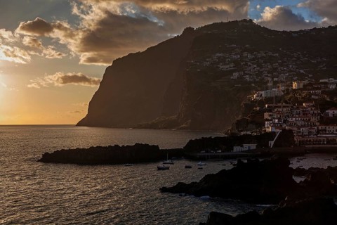 Camara de Lobos in the evening light