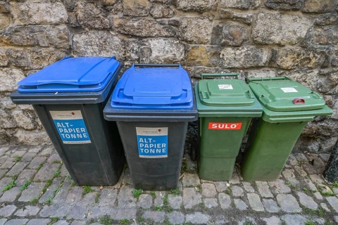 Waste paper bins