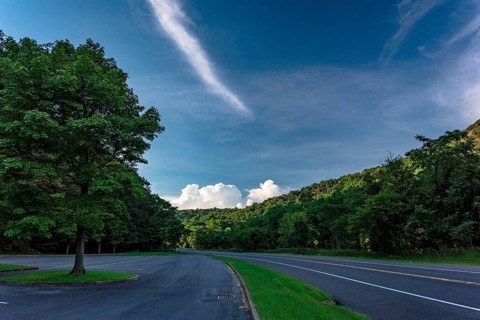 View on the Delaware Water Gap and Delaware River
