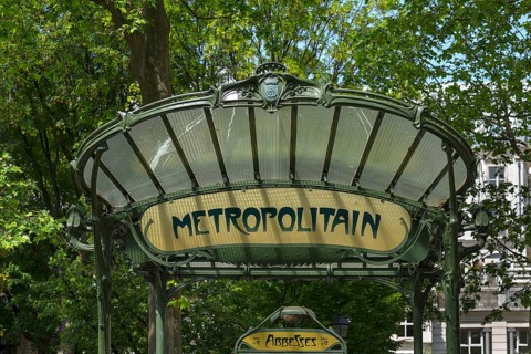 Art Nouveau entrance. built around 1900