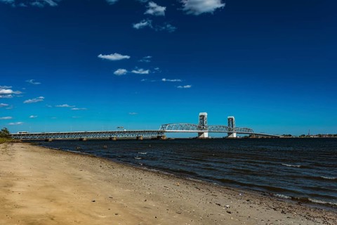 On the Millstone Trail towards the Dead Horse Bay off the Barren Island and Floyd Bennett Field. Brooklyn
