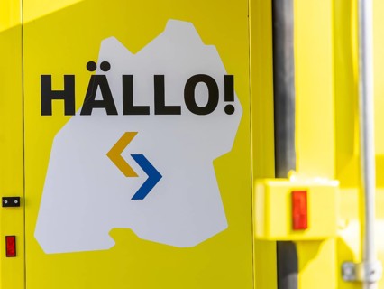 Image campaign of the federal state of Baden-Wuerttemberg. THE LAeND says HAeLLO