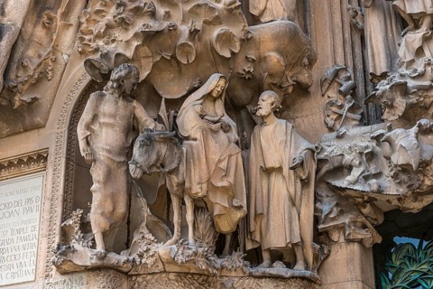 Facade of the Sagrada Familia