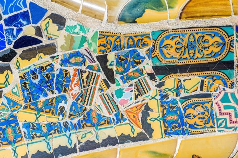 Art made of tiles
