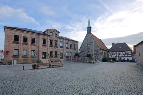 Music school and Marienkapelle at the church square