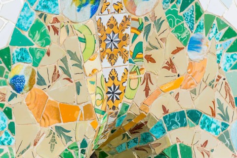 Art made of tiles