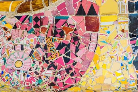 Art made of tiles