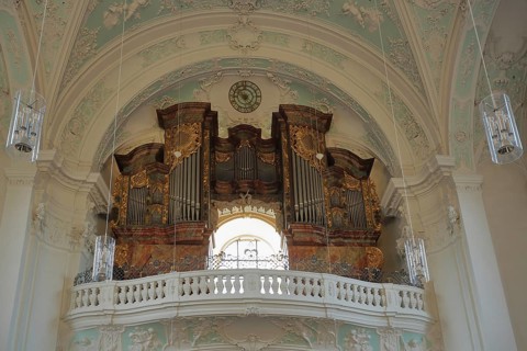 Organ of the baroque basilica