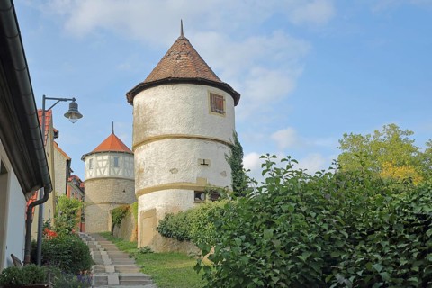 Historic towers and city wall