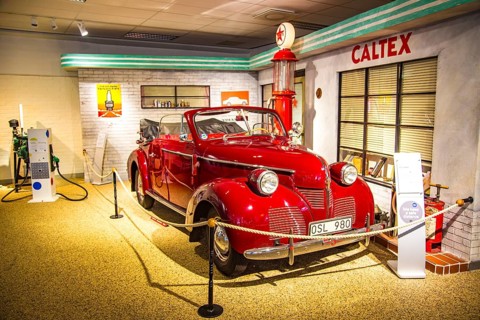 Historic vehicle at the Volvo Museum
