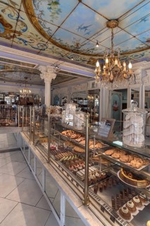 Salesroom of a traditional French bakery and patisserie