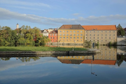 Industrial museum on the banks of the Main and scrap tower
