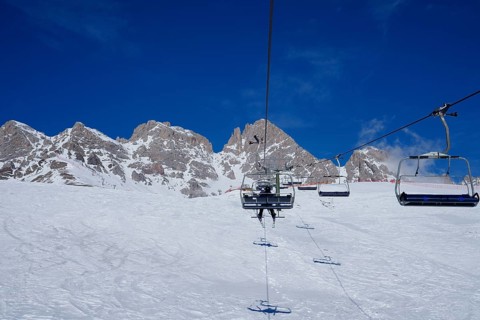 Chairlift ski