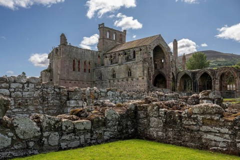 Melrose Abbey Ruin