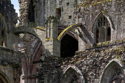 Melrose Abbey Ruin