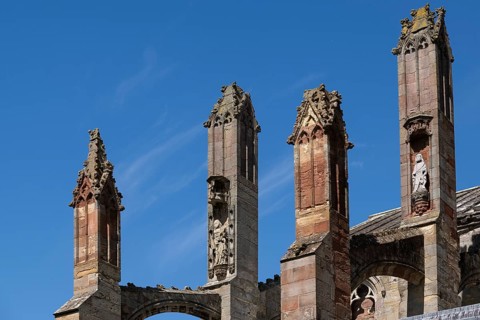 Melrose Abbey Ruin