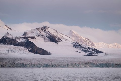 Glaciers and snowy mountains